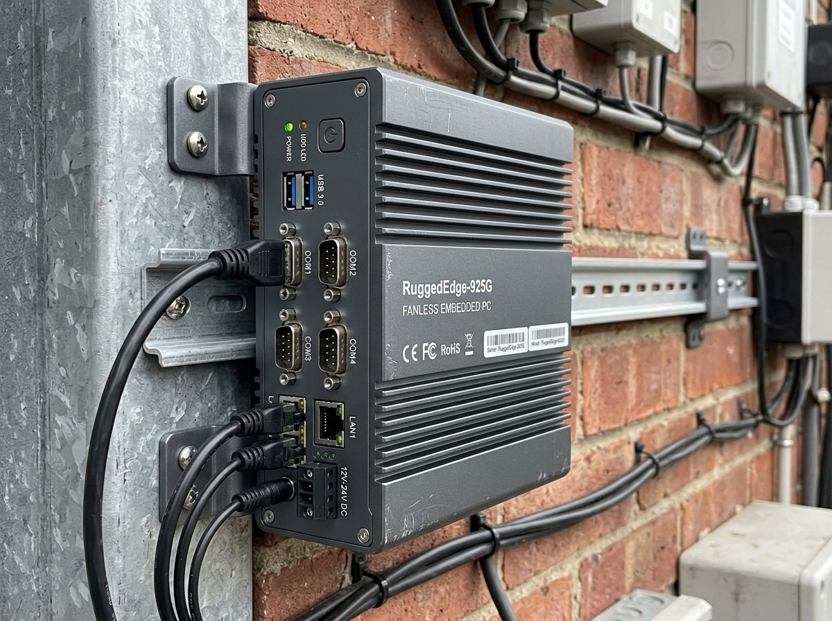 Blaze-eBOX-300DIN Compact Ultra-Rugged DIN-Rail Industrial PC